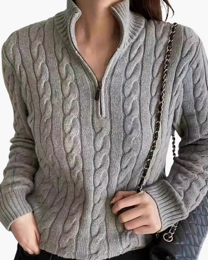 AVASÉ Womens Half Zip Sweater