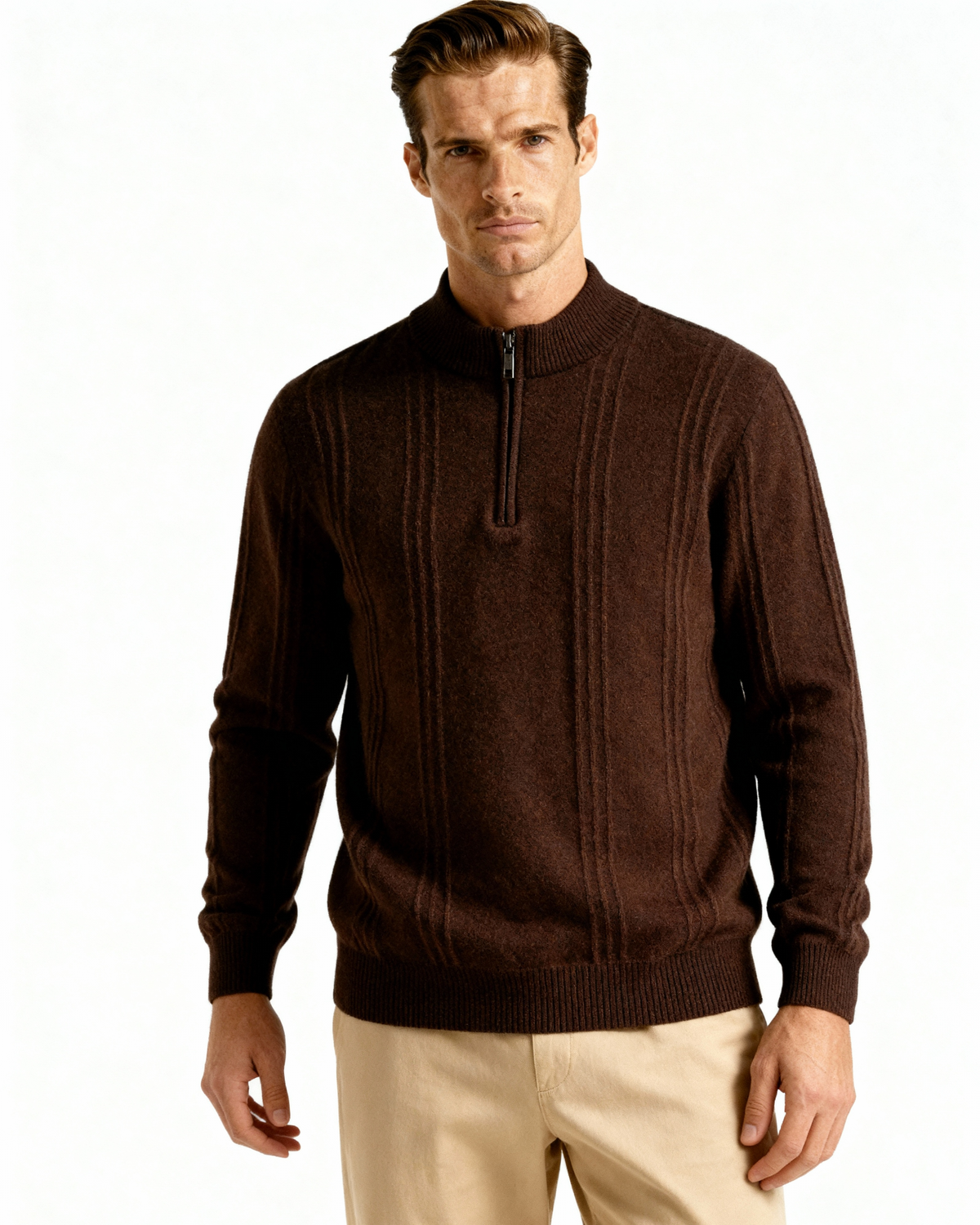 AVASÉ Cashmere Half Zip